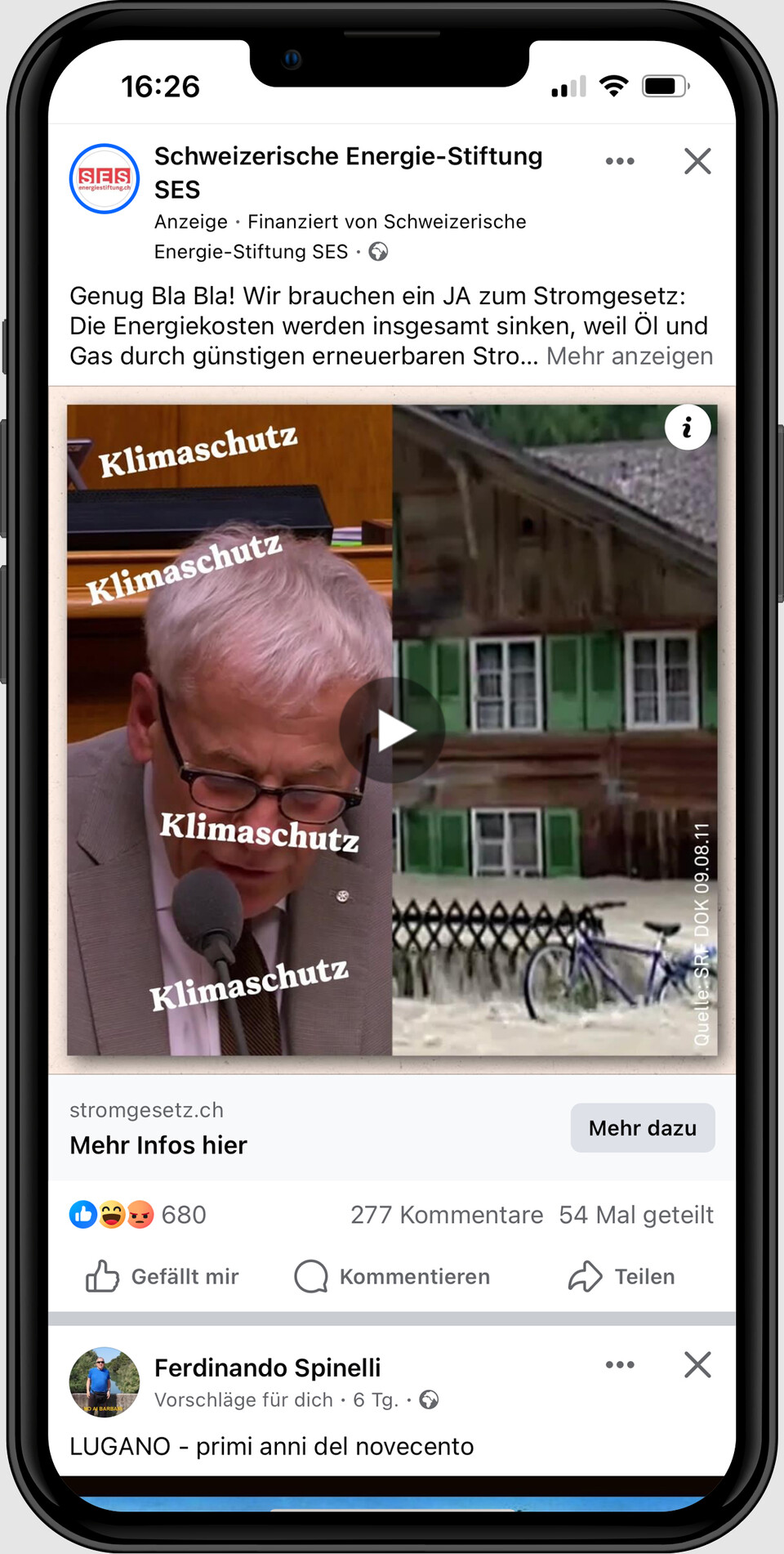 Abstimmungskampagne für das Stromgesetz