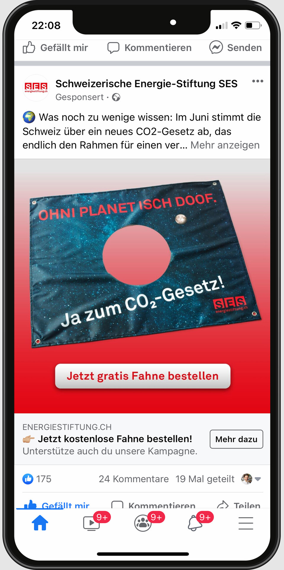 Cross-Channel-Kampagne für die Schweizerische Energie-Stiftung SES