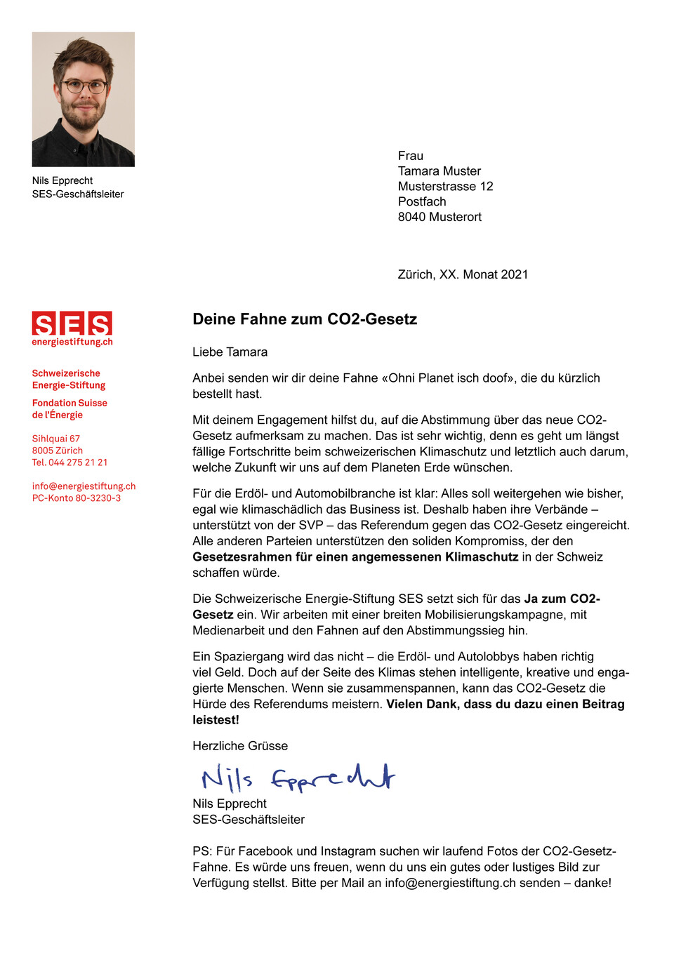 Cross-Channel-Kampagne für die Schweizerische Energie-Stiftung SES