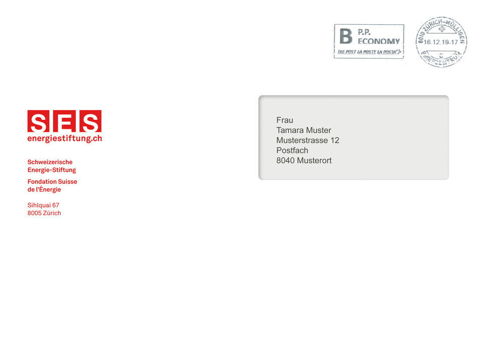 Cross-Channel-Kampagne für die Schweizerische Energie-Stiftung SES