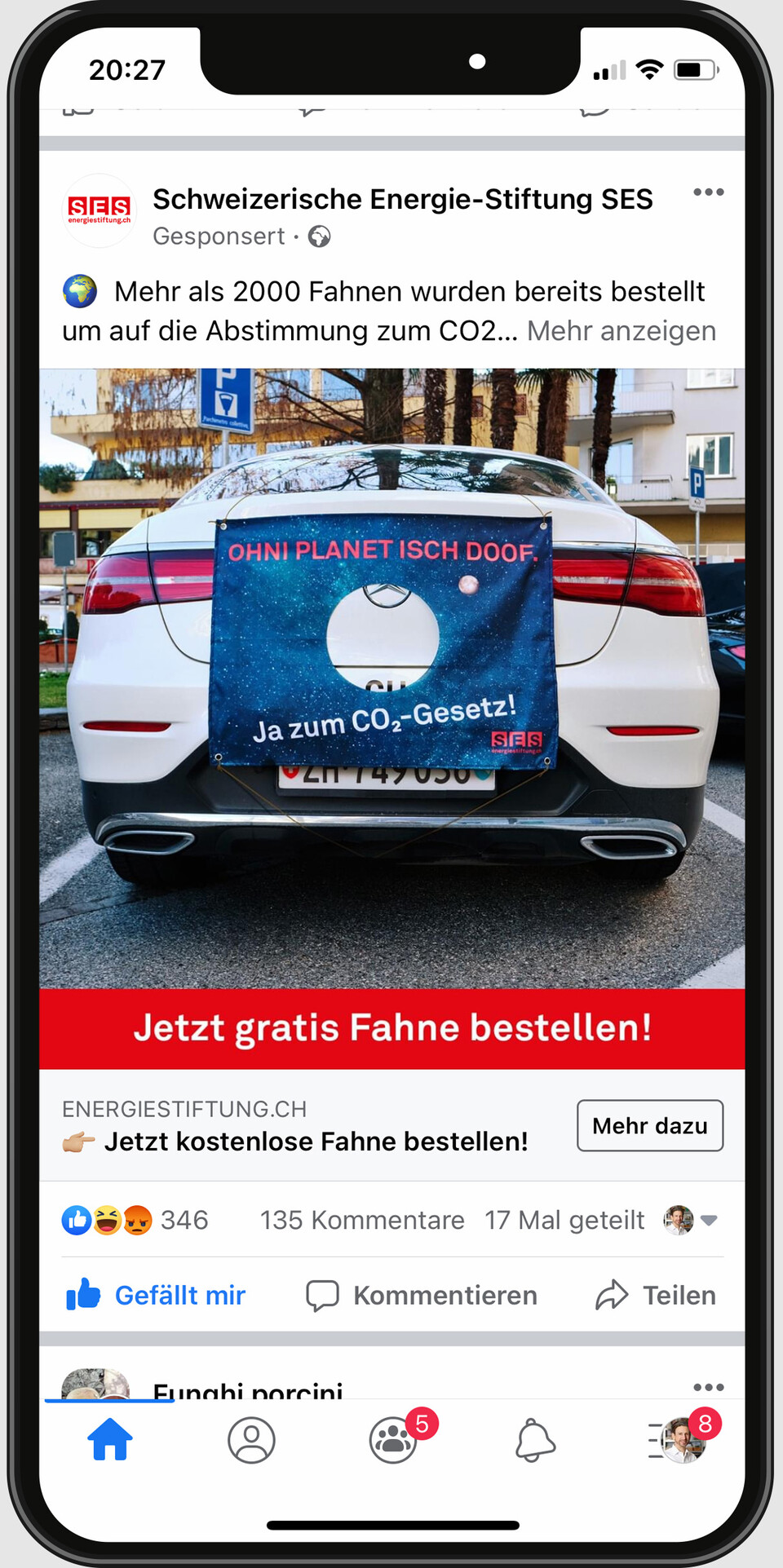 Cross-Channel-Kampagne für die Schweizerische Energie-Stiftung SES