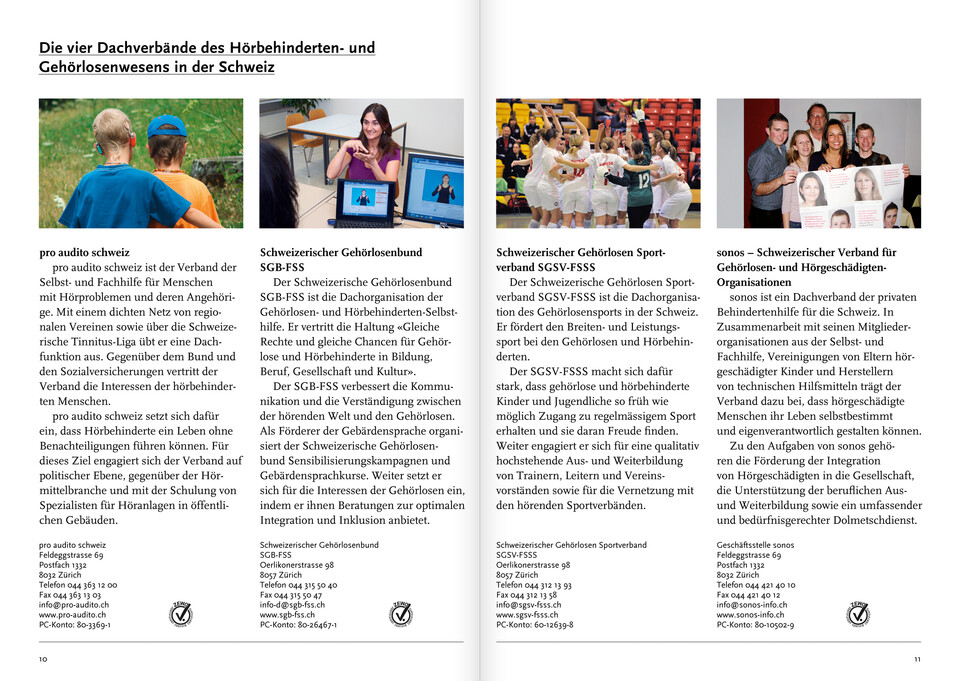 Legatmarketing für den Schweizerischen Gehörlosenbund