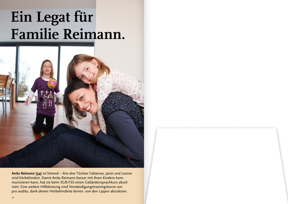 Legatmarketing für den Schweizerischen Gehörlosenbund