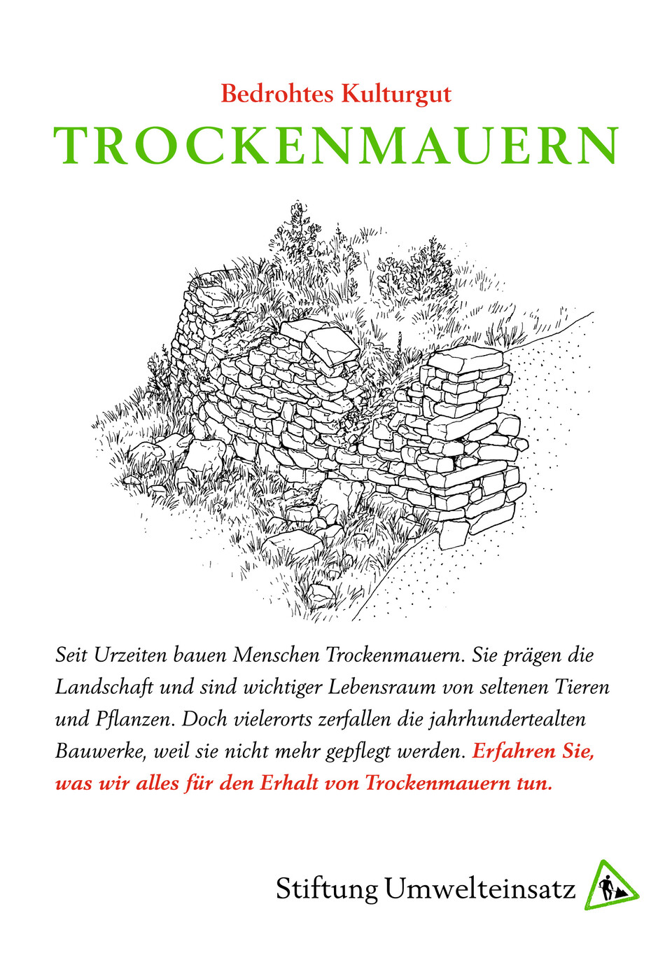 Mailingprogramm für die Stiftung Umwelteinsatz