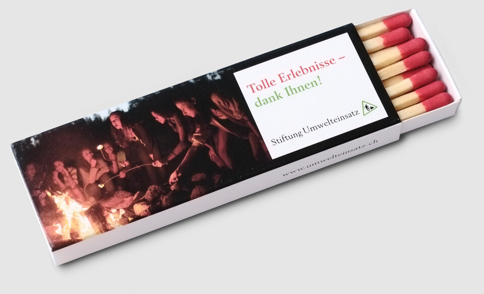 Give-away: Streichhölzer