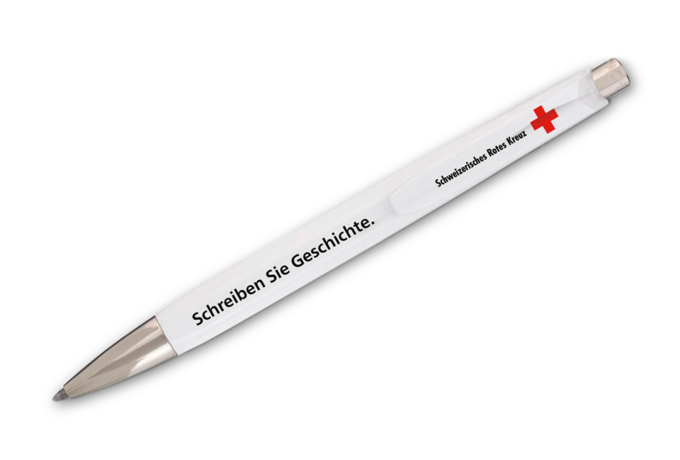 Give-away: Kugelschreiber Caran d’Ache