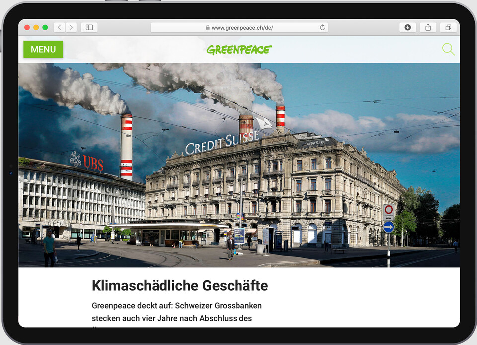 Website Greenpeace