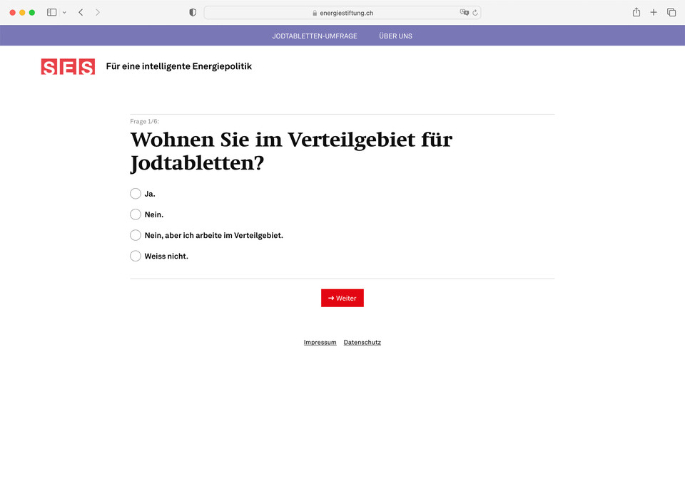 Sensibilisierungskampagne für die Schweizerische Energie-Stiftung SES