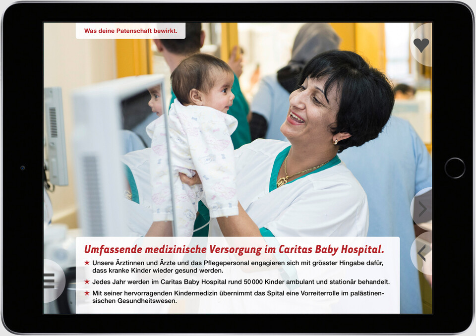 Standauftritt für die Kinderhilfe Bethlehem