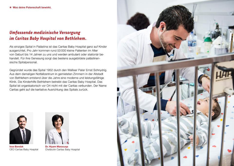 Standauftritt für die Kinderhilfe Bethlehem